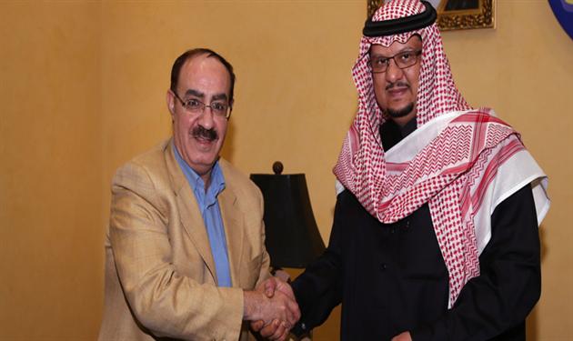 بن تركى والرئيس التنفيذى للموسوعه 